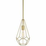 Aliria Pendant Light | Brass Pendant Lighting for Kitchen Island with LED Bulb LL-P635-3JB
