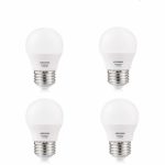 4 Pack 12V AC/DC LED Edison G14 Bulbs 3W E26 Light Bulbs Low Voltage Edison AC DC Screw in Light Bulbs for Off Grid Solar Lighting Marine Boat RV 12V Interior Lighting Warm White for Camper