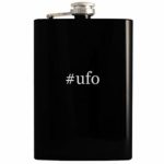 #ufo – Black 8oz Hashtag Hip Drinking Alcohol Flask