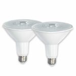 ECOL Commercial Grade-PAR38 LED -Flood Light Bulb, IP65 Indoor and Outdoor Use,20W (150W+ Equivalent), 2000lm, 5000K Cool White, 40 Degree Beam Angle, Medium Base(E26), Spotlight-2PCS/PACK