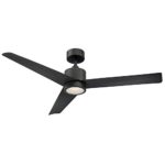 Modern Forms FR-W1809-54L-BZ Lotus 54″ Three Blade Indoor/Outdoor Smart Fan with 6-Speed DC Motor and LED Light in Bronze Finish. With IOS/Android App