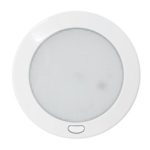 Dream Lighting 12Volt LED Panel Light with Switch – 5″ White Shell Ceiling Downlight – Cool White Panel Downlight for Kitchen, Roof, Cabinet and Cabin