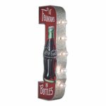 American Art Decor Officially Licensed Coca Cola in Bottles Double Sided Off The Wall LED Marquee Light Up Sign for Bar, Garage or Man Cave