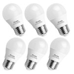 A15 LED Bulb, Acaxin A15 LED Lights 60W Equivalent,E26 Medium Base 2700K Warm White 600 Lumen Non-Dimmable E26 LED Bulb for Home Lighting,6 Pack