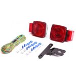CZC AUTO 12V Mount Combination Trailer Light Kit for Over 80″ Width Trailers Trucks RVs Snowmobile