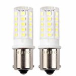 HGHC LED BA15S 1156 1141 Bulb 5W 24V AC/DC, 35W Replacement Bulb Daylight 6000K, Single Contact Bayonet Base for RV Trailer Boat Interior Light Bulb(Pack of 2)