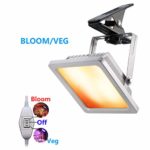 LED Grow Light with Veg and Bloom Switch,Waterproof Plant Light with Clamp for Grow Light Stand,Mini Greenhouse,Indoor Gardening (RBWS)