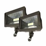 (2 Pack) Dakason 50W LED Flood Light, Dusk-to-Dawn Photocell, 180° Adjustable Arm, Replaces 150-200W HPS/MH, IP65 Waterproof Outdoor Security Lighting Fixture, 100-277Vac 5000K 6000lm ETL DLC Listed