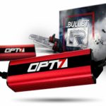 OPT7 Bullet-R H11 H8 H9 HID Kit – 3X Brighter – 4X Longer Life – All Bulb Sizes and Colors – 2 Yr Warranty [6000K Lightning Blue Xenon Light]