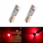 Dantoo 2 x Extremely Bright 1157 Brake Light LED 2057 7528 BAY15D Bulbs 21 SMD Brilliant Red Tail Lights LED Brake Bulbs Lamp Replacement