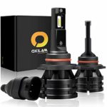 OXILAM [2019 Newest] 9012-LED-Headlight-Bulbs Conversion Kit 10,000 Lumens Extremely Bright All-in-One Mini Design 6000K Cool White-2 Year Warranty (Pack of 2)