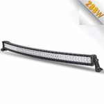 TURBO SII 50Inch Curved LED Light Bar,IP67 WATERPROOF Spot & Flood Combo Beam Light Bar,30000LM LED Work Light Driving Fog Lamp Marine Offroad Lighting for SUV Jeep Ford Truck Boat, 1 Year Warranty