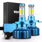 Mdatt H4/9003/HB2 LED Headlight Bulbs – 100W 12000LM – High/Low Beam,Fog Light Bulb Conversion Kit – DOT Approved – 360 Degree – IP68 Waterpoorf