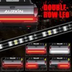 AUZKIN 60″ Tailgate Light Bar Double-Row LED Light Strip Brake Running Turn Signal Reverse Tail Lights for Trucks Trailer Pickup Car RV Van Jeep Towing Vehicle,Red/White,No-Drill,1 Year Warranty