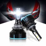 LED Headlight Bulbs 9005/HB3 All-in-one Conversion Kit High/Low Beam Extremely Bright 6500K Cool White 10000 Lumens Plug&Play LED HeadLamps by Max5, 2-Years Warranty