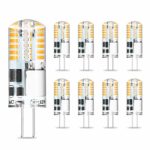 G4 LED Bulb Light 3W 12V AC/DC Warm White 2700K G4 Bi-pin Base Lamp 48×3014 SMD 20W 30W Halogen Bulbs Replacement for Landscape Under Cabinet Lighting, Non-dimmable, Pack of 8 Yuiip