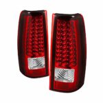 For 2003-2006 Chevy Silverado 2005-2006 GMC Sierra LED R/C Tail Lights Lamp Set Pair Left+Right 2004 2005