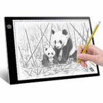 Light Pads for Tracing – Super Clear A4 Tracing Light Box for Kids Artist, Stepless Adjusted Eye Protected Light Box Tracer, USB Powered Led Tracing Pad for Sketching Diamond Painting X-Ray Viewing