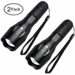 LED Flashlight – Viden Tactical Flashlight Waterproof, Super Bright 1000Lumen, Adjustable Focus and 5 Light Modes, Mini Flashlights Handheld Flashlight For Sporting, Camping, Outdoor, Hiking [2 PACK]