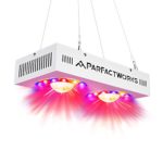 PARFACTWORKS 500W LED Grow Light, COB & 10W Daylight Full Spectrum Including UV&IR for Indoor Gardens Hydroponics All Plant Grow Phases