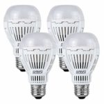 [UPGRADE] 13W (100 Watt Equivalent) LED Light Bulbs, 5000K Daylight Super Bright 1600 Lumens LED Bulbs, Non-Dimmable, A19 LED Light Bulbs, E26 Medium Screw Base, 4-Pack, SANSI