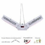 LED Grow Light 1000W Full Spectrum Growing Lamp LED for Indoor Plants Vegetables and Flowers LED Light Programmable Digital Electric Timer Switch Angle of Illumination Adjustable