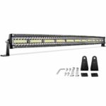 LED Light Bar 50” Curved 720W Triple Row DWVO 45000LM Upgrated Chipset Led Work Light for Offroad Driving Fog Lamp Marine Boating IP68 WATERPROOF Spot & Flood Combo Beam Light Bars, 2 Year Warranty