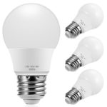 Smartinliving A15 LED Bulbs, Globe Light Bulbs 25 Watts Equivalent(4W LED), Daylight 5000K LED Bulb, E26 Medium Screw Base 320LM A15 Shape Decorative Edison Home Lighting Non-Dimmable (Pack of 4)