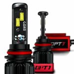 OPT7 Fluxbeam CORE 9007 LED Headlight Bulbs with FX-7500 CREE Chip Plug-N-Play Conversion Kit – 6,000LM 6000K Cool White – Built. Not Bought.