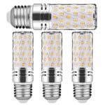 LED Corn Light Bulb E26 E27 15W 6000K Warm White 100 watt Incandescent Bulbs Equivalent 1500Lm, Non dimmable Small Screw Candle Led Edison Bulb,Led Light Bulbs (4 Packs)