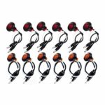 Idyandyans 12PCS Amber Red Side Marker Lamp Mini LED Replacement for Truck Trailer Pickups SUV 12V #1