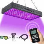 FAMURS 3000W LED Grow Light, Remote Control-Series Grow Lamp with Timer/Thermometer Humidity Monitor and Adjustable Rope,Full Spectrum Plant Light for Indoor Plants Seeding Veg and Flower