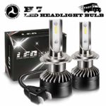LED Headlight Kit – AUSI Premium Replacement Bulbs 4 Times as Bright as Halogen – 2 Years Replacement Warranty (H7 Model, 6500K Cool White,6000 Lumens,2PCS)
