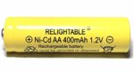 RELIGHTABLE 400mAh AA NiCd 1.2v Rechargeable Batteries Garden Solar Ni-Cd Light LED F (Pack of 12)