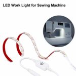 Sewing Machine Light, Maylit 0.5M/19.7inch LED Strip Lights 30 LEDs Sewing Work Light kit, LED Light Strip Daylight 6000k with Touch dimmer and USB Power, Led Lights Fits All Sewing Machines