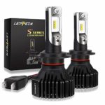 H7 LED Headlight Bulbs leppein S+ Series 16xZES 2nd Chips 6500K 8000LM 60W Cool White All-in-one Conversion Kit