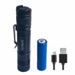 LED Flashlight – KLTRUST 1000 Lumens USB Tactical Waterproof Rechargeable Flashlights – Torch 5 Lighting Modes with 18650 Battery