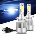H4 LED Headlight Bulbs,Snorda 72W 6000K 8000 Lumens,Extremely Penetrating Light, 9003 HB2 CSP Chips Conversion Kit