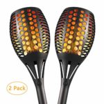 Bebrant Solar Torch Lights Upgraded-42.9 inch Flickering Flames Solar Lights Outdoor Waterproof Landscape Decoration Lighting Dusk to Dawn Auto On/Off Garden Lights for Patio Pathway Driveway 2 Pack