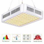 White Led Grow Light 600w Indoor Plants Lights,CXhome 2019 Newest Sunlight Full Spectrum Plant Grow Lamp,Professional for Seedling Growing Blooming Fruiting