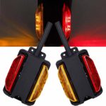 NEW SUN LED Trailer Fender Lights Pre-wired Dual Face LED Trailer Clearance Marker Lights Amber & Red – RH&LH