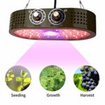 COB Grow Light 1100W Full Spectrum, Indoor Grow Lights for Veg and Flower Plants, Double Adjustable Knobs Plant Light for Greenhouse(Double-chip 10W LEDs),Benflor