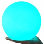LOFTEK LED Light Ball : 8-inch RGB Rechargeable Kids Night Light with Remote Control, Home Decoration Floating Pool Lights, UL Listed Adapter, IP65 Waterproof Orbs,Perfect for Nursery or Decor Use