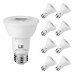 LE PAR20 E26 LED Light Bulbs, Medium Screw Base, 7W Dimmable, Spotlight, 50W Halogen Equivalent, 540lm, 2700K Warm White, 40 Degree Beam Angle, Pack of 8