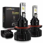 H13/9008 LED Headlight Bulbs leppein S+ Series Hi/Lo Beam 32xZES 2nd Chips 6500K 8000LM 60W Cool White All-in-one Conversion Kit