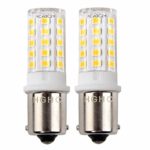 1156 1141 BA15S LED Bulb 24V AC/DC 5W, 35W Replacement Bulb Warm White 3000K, Single Contact Bayonet Base, for RV Car Camper Trailer Boat Interior Light Bulb(Pack of 2)