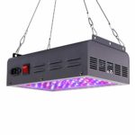 MAXSISUN 600W LED Grow Light, Full Spectrum IR for Indoor Horticulture Greenhouse Hydroponic Plants Veg and Bloom (60pcs Dual Chips 10W LEDs)
