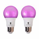 2 Pack BlueX 100W LED Grow Light Bulb A19 Bulb – Full Spectrum Grow Lamp – Grow Healthier & Yield Better Harvests for DIY Indoor Plants, Flowers, Greenhouse, Indore Garden, Hydroponic