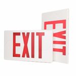 Led Exit Sign Light, Lighting Emergency LED Light Exit Lamp UL Certified Universal Mounting for Hotel,Office Buildings, Hospitals – Pack of 2
