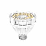 SANSI Daylight LED Grow Light Bulb, 10W Full Spectrum Sunlight LED Grow Lights for Indoor Plants Vegetables and Seedlings, LED Plant White Lights for Indoor Garden Greenhouses UV&IR, E26 AC120V